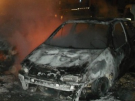 Auto in fiamme - Misterbianco